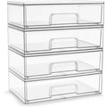 4 Pack Stackable Drawers