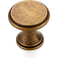 15 Pack Antique Brass Knobs