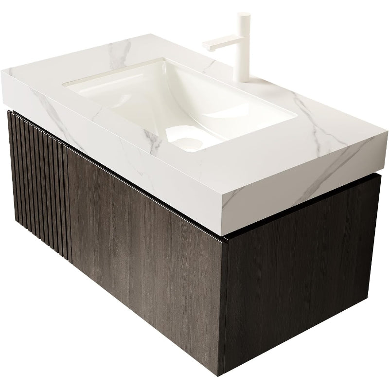 36" Carrara White Vanity Top