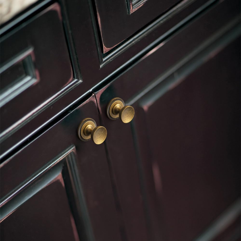 6 Pack Antique Brass Knobs