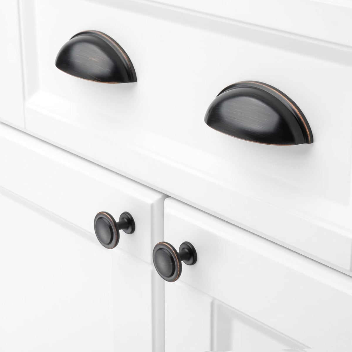30 Pack Bronze Cabinet Knobs