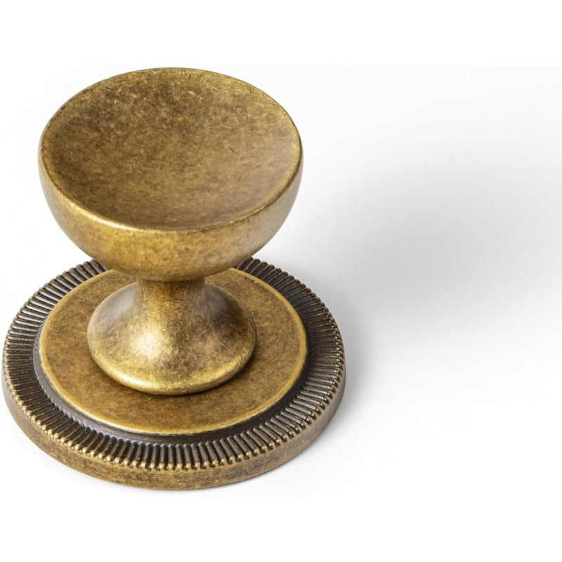 6 Pack Antique Brass Knobs