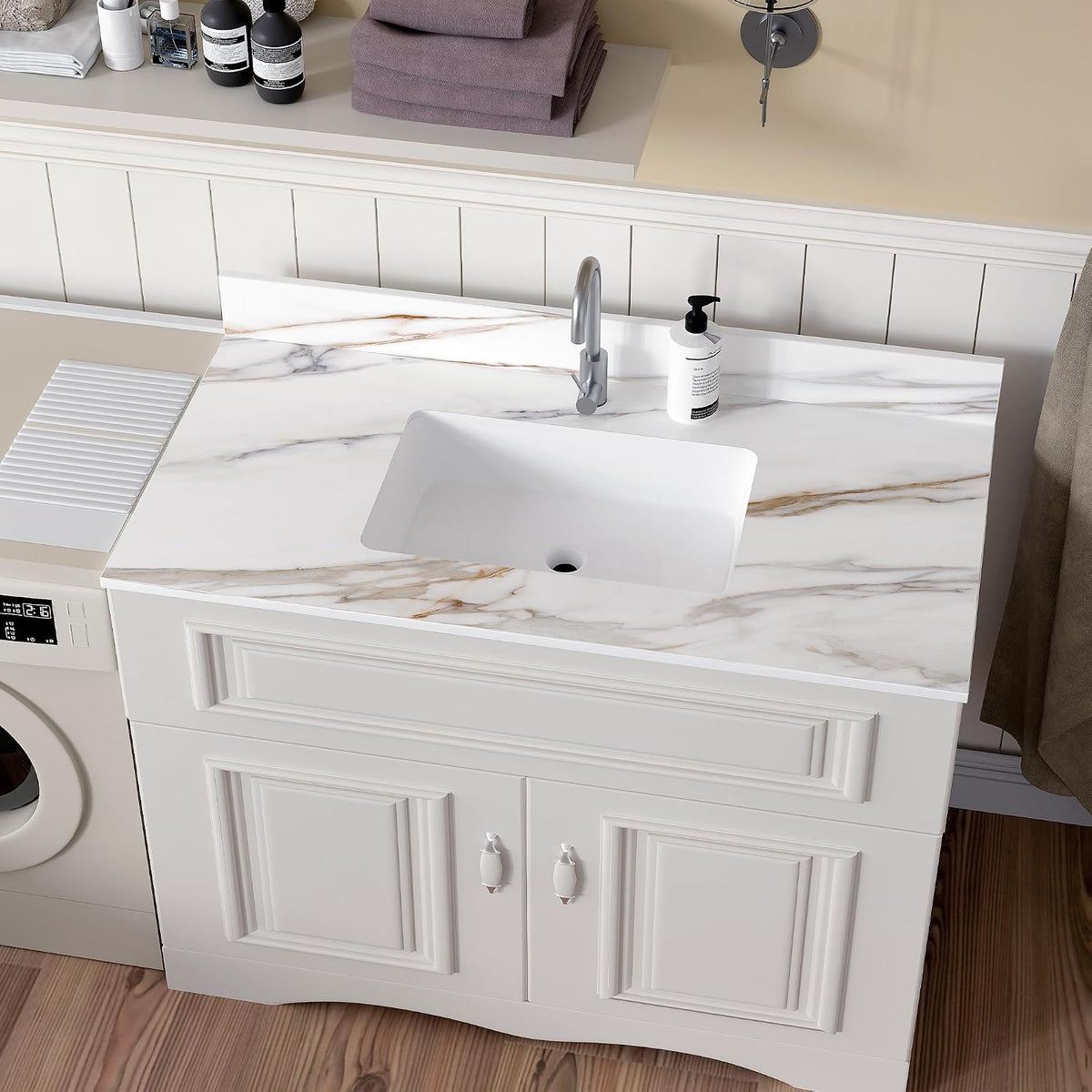 43" Calacatta Gold Sintered Vanity Top