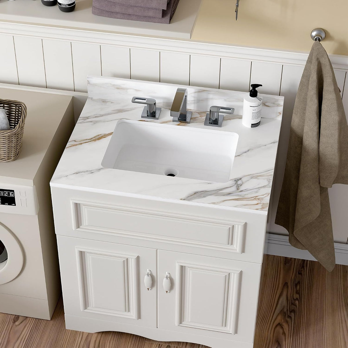 31" Calacatta Gold Vanity Top