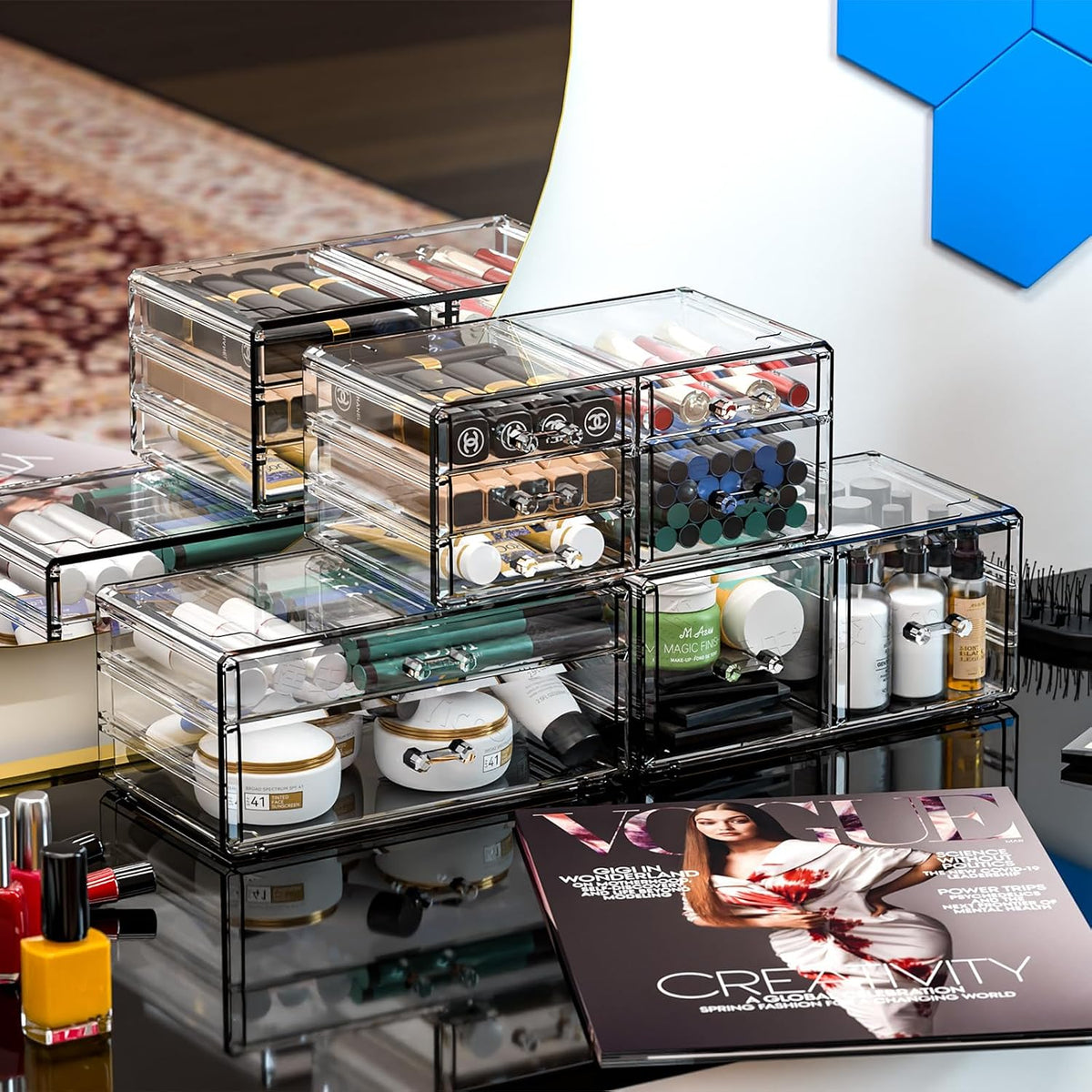 9-Drawer Stackable Organizer