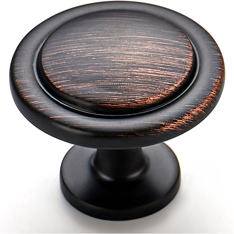 30 Pack Bronze Round Knobs